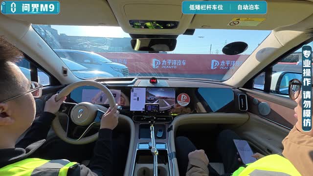 低矮栏杆车位-问界M9
