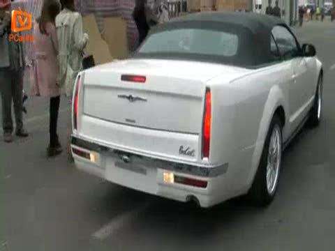 2010北京車展和吉利一樣仿勞斯萊斯！光岡折疊軟頂跑車GALUE CONVERTIBLE
